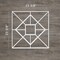 Ekena Millwork Large Jamestown Decorative Fretwork Wall Panels in Architectural PVC, 23 3/8"W x 23 3/8"H x 3/8"T WALP24X24JTN - alternate 3